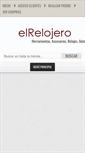 Mobile Screenshot of elrelojero.net